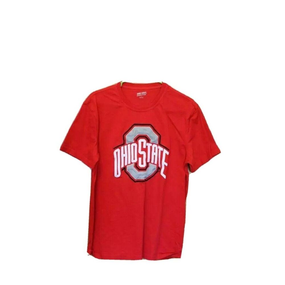 Ohio State Buckeyes Red Authentic Apparel Mens T-shirt Large Short Sleeve